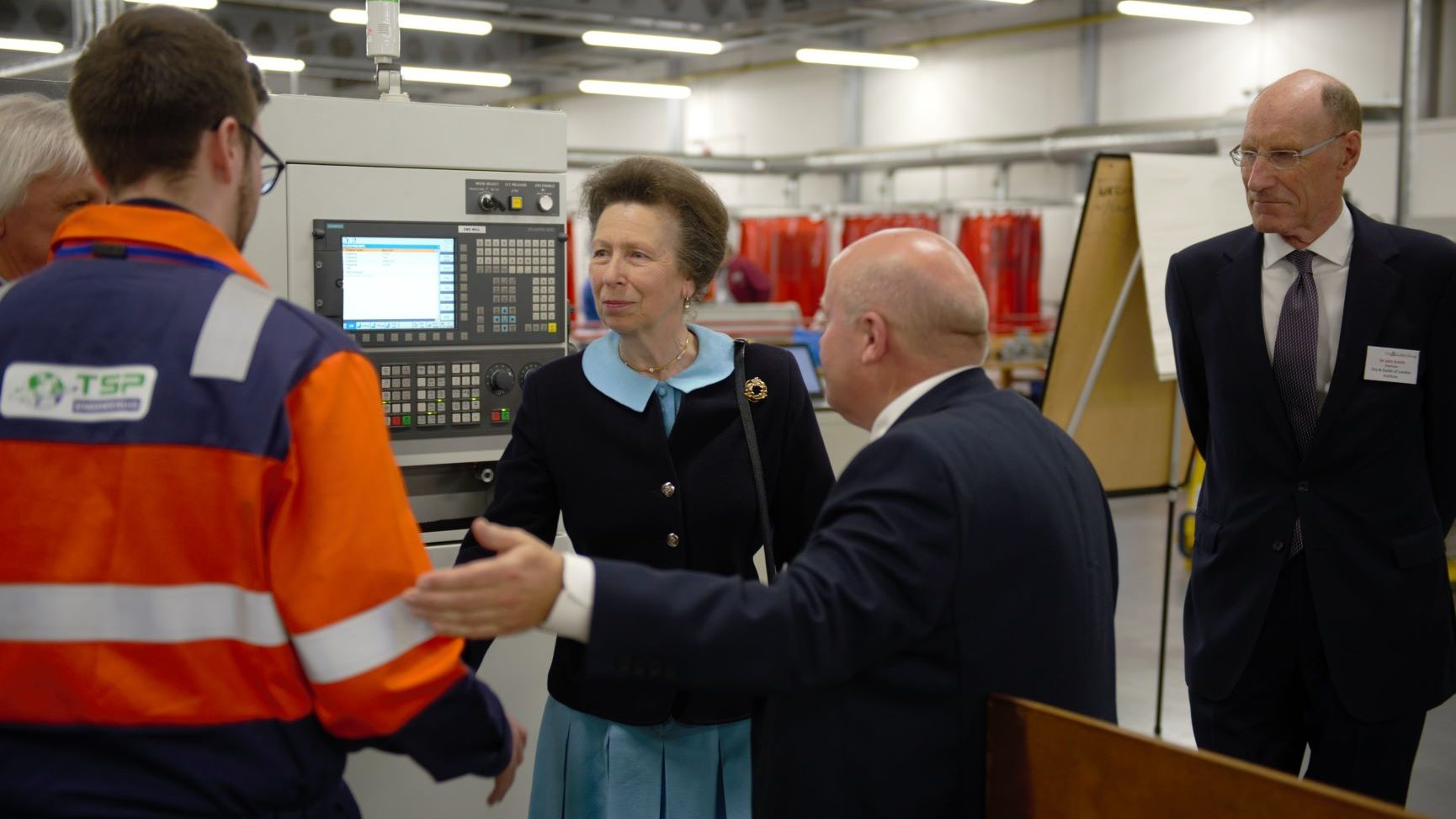 HRH The Princess Royal meeting with Gen2 apprentices