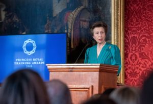 HRH The Princess Royal presenting at the Awards ceremony